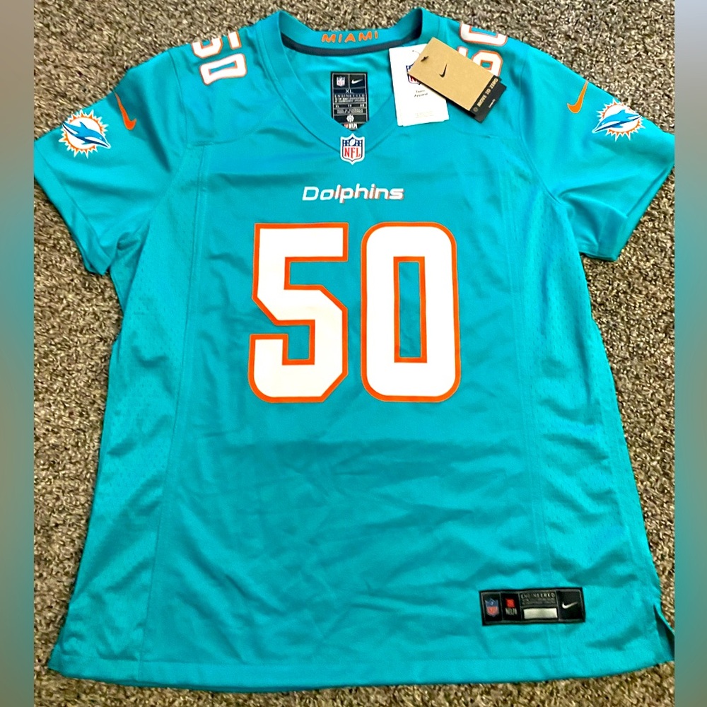 NFL Nike Miami Dolphins Jersey, woman Lg, NWOT